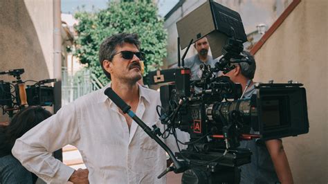 Roan Johnson sul set de I delitti del BarLume
