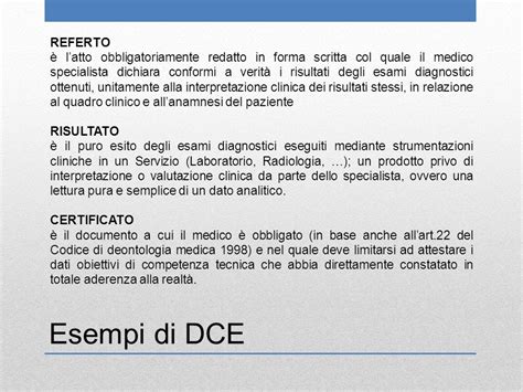 Interpretazione dei risultati di un referto medico