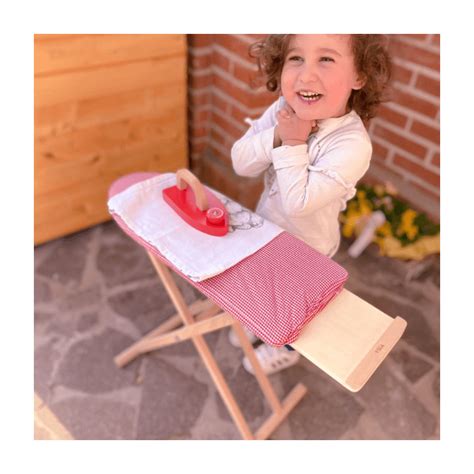 Dettagli asse da stiro per bambini in legno