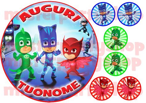Cialde per torte PJ Masks