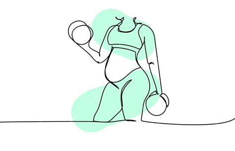 Donna incinta che esegue esercizi in acqua