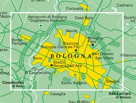 Mappa delle piscine a Bologna
