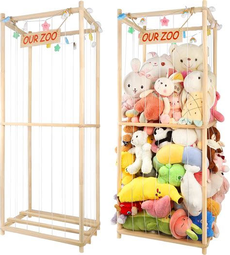 Image showing different types of mobile toys (wooden, plush, plastic)