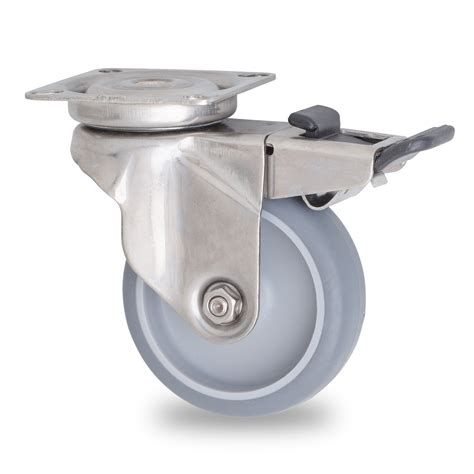 Dettaglio delle ruote con freno del Brevi B-Fun