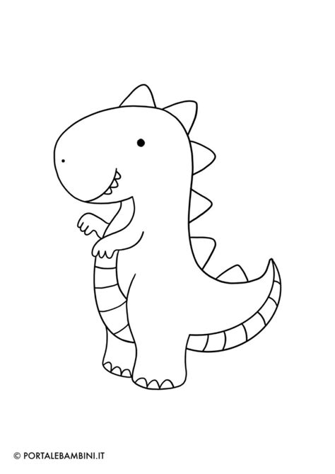 dinosauro che fa surf disegno