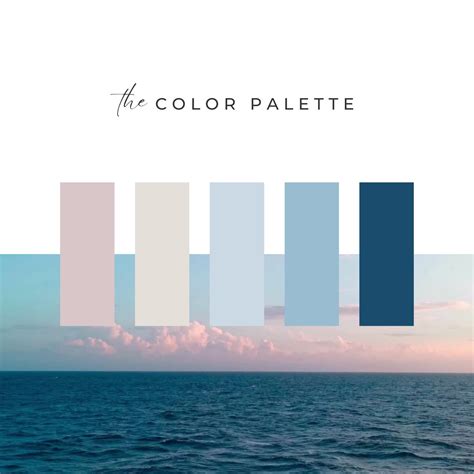 tavolozza colori per il mare