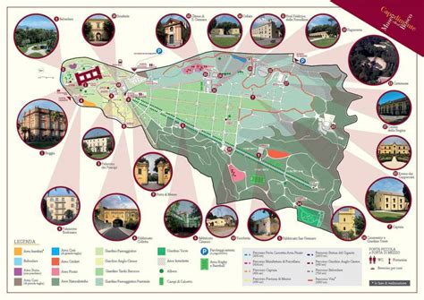 Mappa dell'area di Capodimonte con i principali punti di interesse e le strutture ricettive menzionate