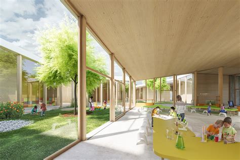 Architettura di un polo per l'infanzia moderno
