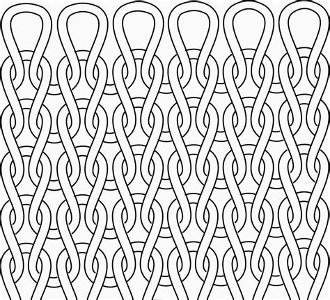 Knitting swatch diagram