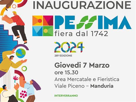 Veduta panoramica dell'area fieristica di Manduria durante la Fiera Pessima