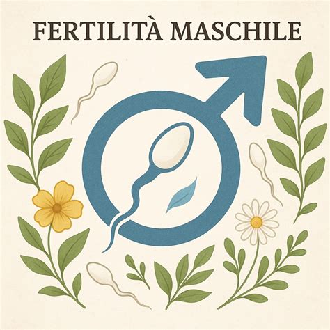 infografica sui fattori che influenzano la fertilità maschile