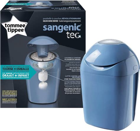 Mangiapannolino Tommee Tippee Sangenic Simplee con coperchio chiuso