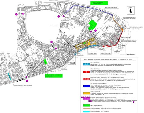 Mappa schematica della viabilità stradale nella zona di Carsoli