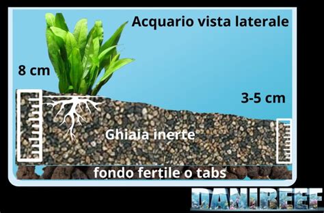 Strato fondo acquario