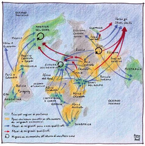 mappa storica delle migrazioni giuliano-dalmate verso la Sardegna