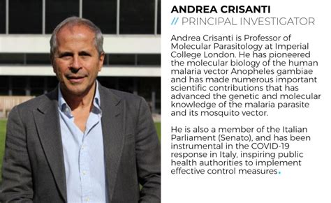 Professor Andrea Crisanti's portrait