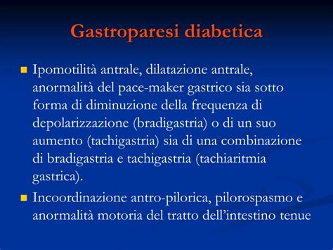 Gastroparesi Diabetica