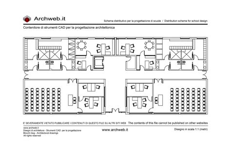 Pianta schematica della scuola d'infanzia