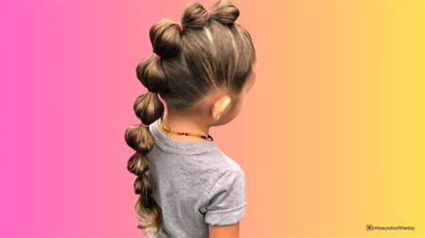 galleria di diverse acconciature facili e creative per bambine