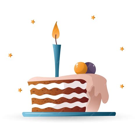 Torta primo compleanno con candelina