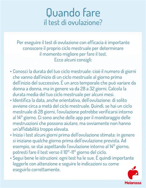Infografica: cause di risultati anomali nei test di ovulazione