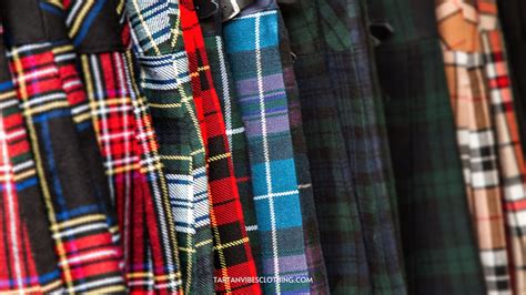Tartan patterns in fashion