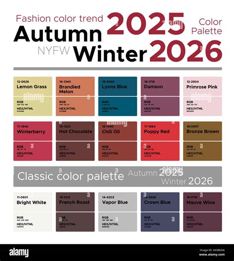 Autumn color palette for kids fashion