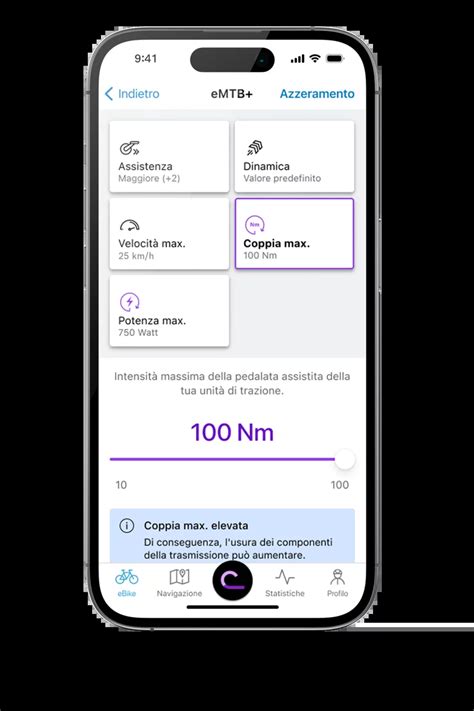 schermata dell'app Eveline con risultati chiari