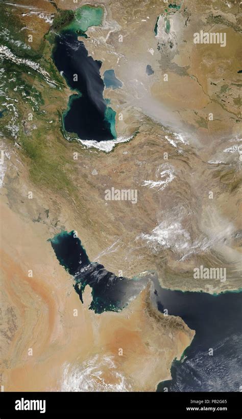Immagine satellitare delle tempeste di polvere sahariane
