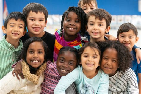 Diverse children from around the world playing together