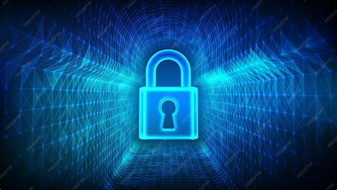Padlock icon for data security