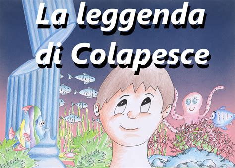 Illustrazione antica che raffigura la leggenda di Colapesce