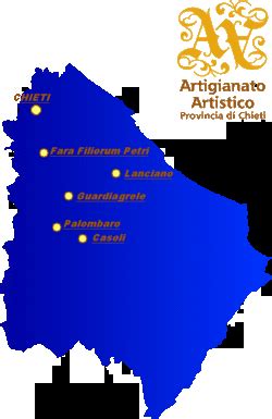 Mappa dei laboratori di analisi a Chieti