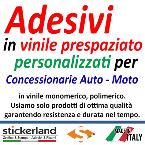 Varietà di materiali per adesivi personalizzati