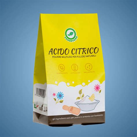 Detersivo ecologico e acido citrico per lavabili
