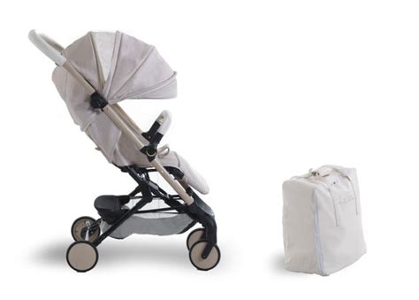 Passeggino Momon B.After Nanan con telaio effetto legno