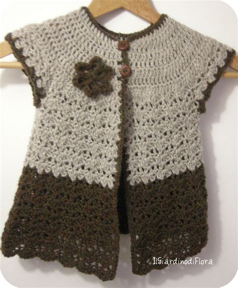 Gilet all'uncinetto terminato