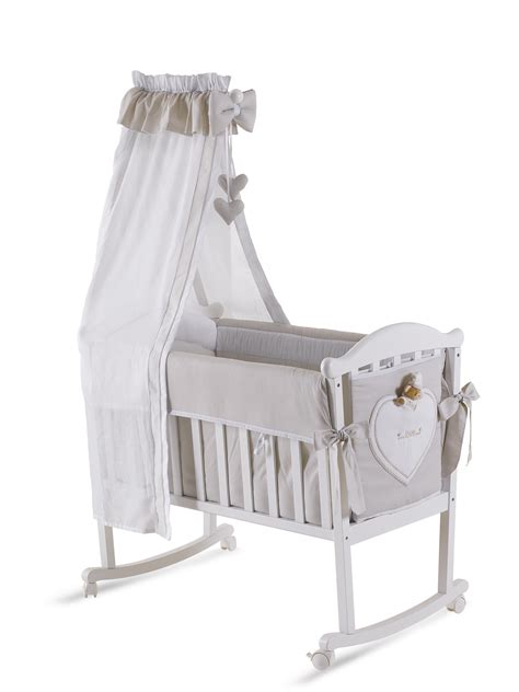 Culla a dondolo in legno