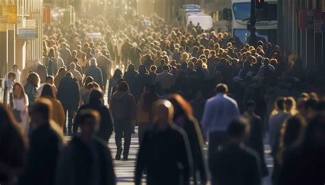 una persona sola che cammina in una piazza affollata, a simboleggiare la ricerca di una connessione