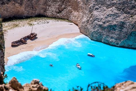 Spiaggia del Relitto a Zante