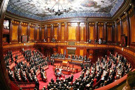 Il Senato della Repubblica Italiana durante una seduta legislativa