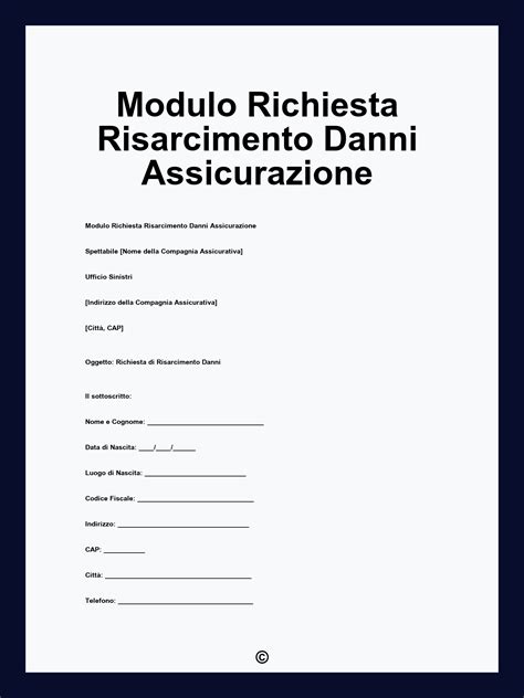 grafico che illustra il percorso legale per la richiesta di risarcimento danni
