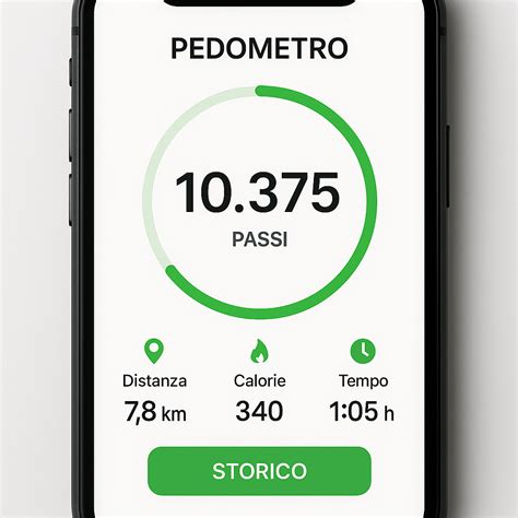 Smartphone in tasca con app contapassi
