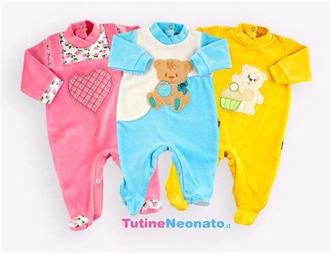 Tipi di aperture per tutine neonato