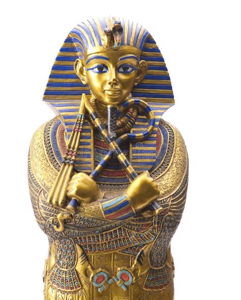 statuetta di un faraone con l'ureo ben visibile sul diadema