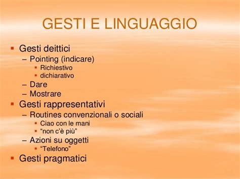 infografica sui gesti deittici e l'indicazione