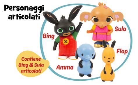 Scarpe Bing con personaggi e dettagli luminosi