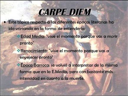 Carpe diem filosofia
