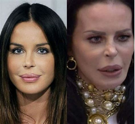 Nina Moric in una delle sue apparizioni televisive