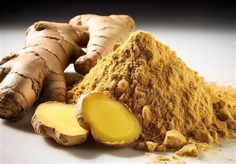 Ginger root and powder